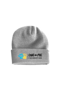 Embroidered Pom-Pom Beanie — Foster Care Support Foundation