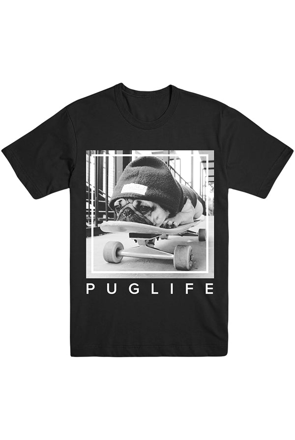 Pug Life Skateboard Tee (Black)